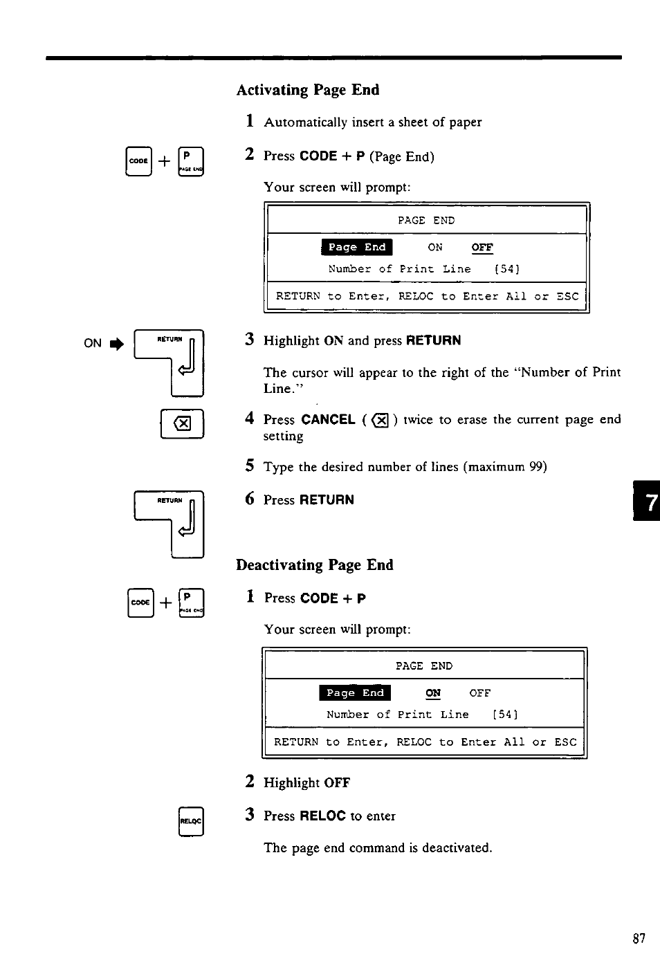 And press | Panasonic KX-E4500 User Manual | Page 97 / 252