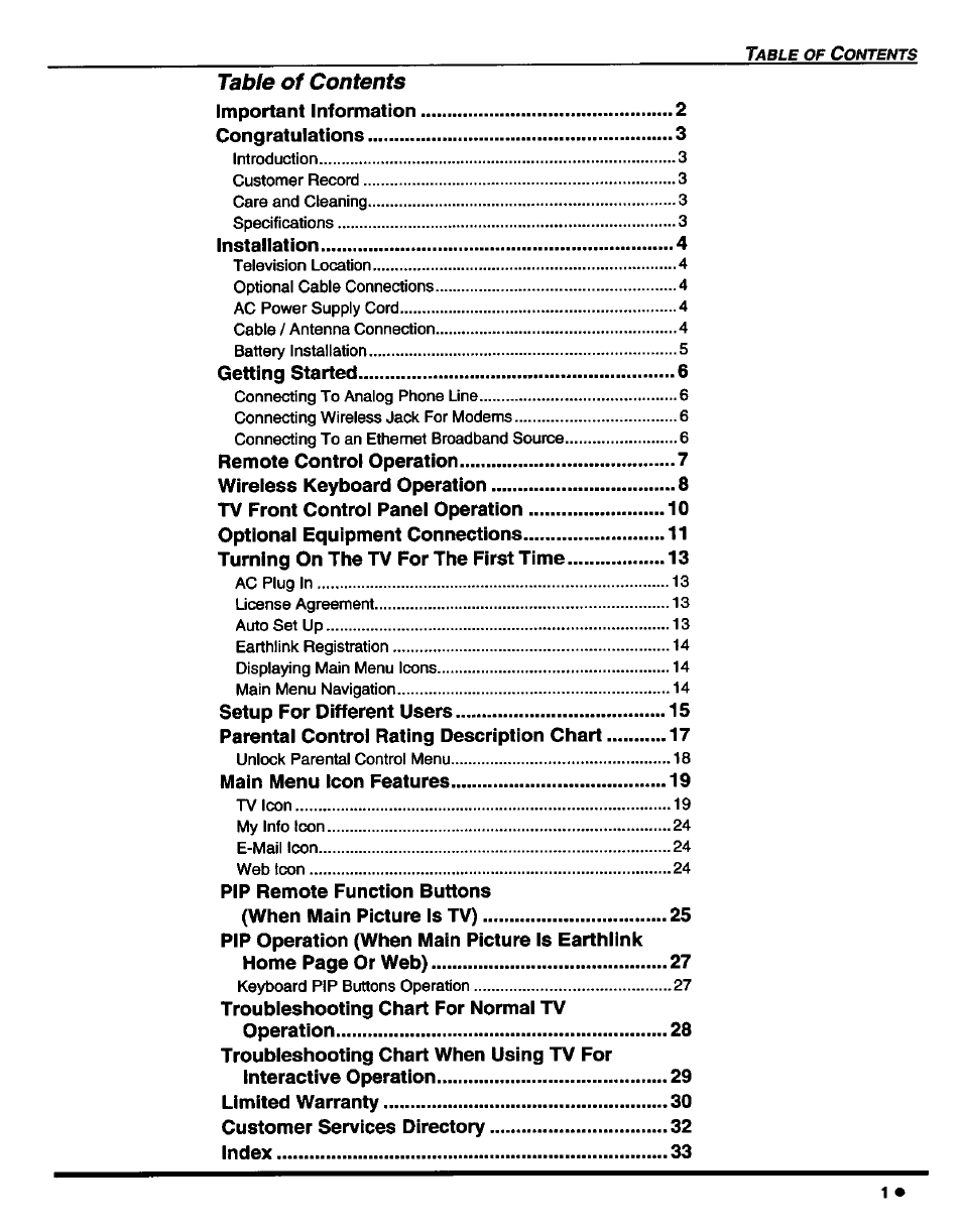 Panasonic CT-27D42 User Manual | Page 3 / 36