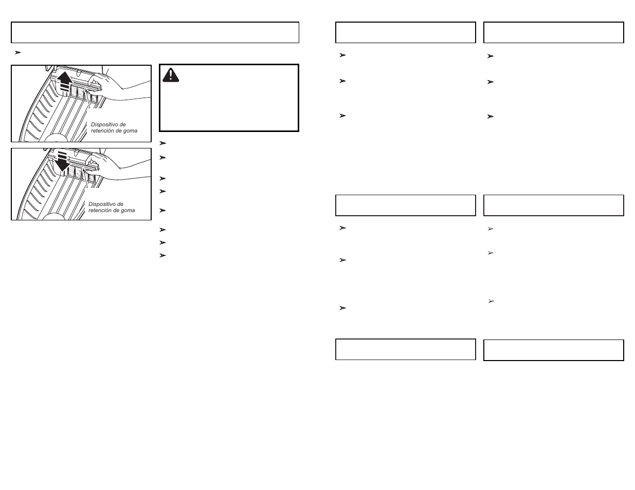 Motor safety filter changing, Warning | Panasonic MC-CG985 User Manual | Page 40 / 64