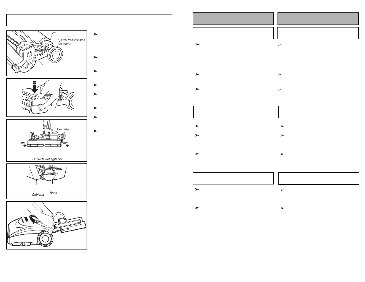 Replacing belt, Montaje assemblage | Panasonic MC-CG985 User Manual | Page 50 / 64