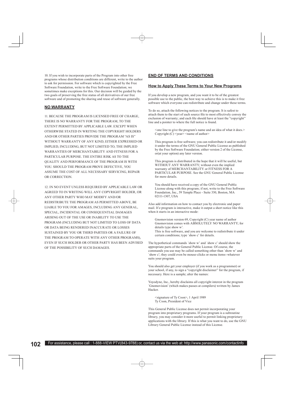 Panasonic PT 60LCX63 User Manual | Page 102 / 108