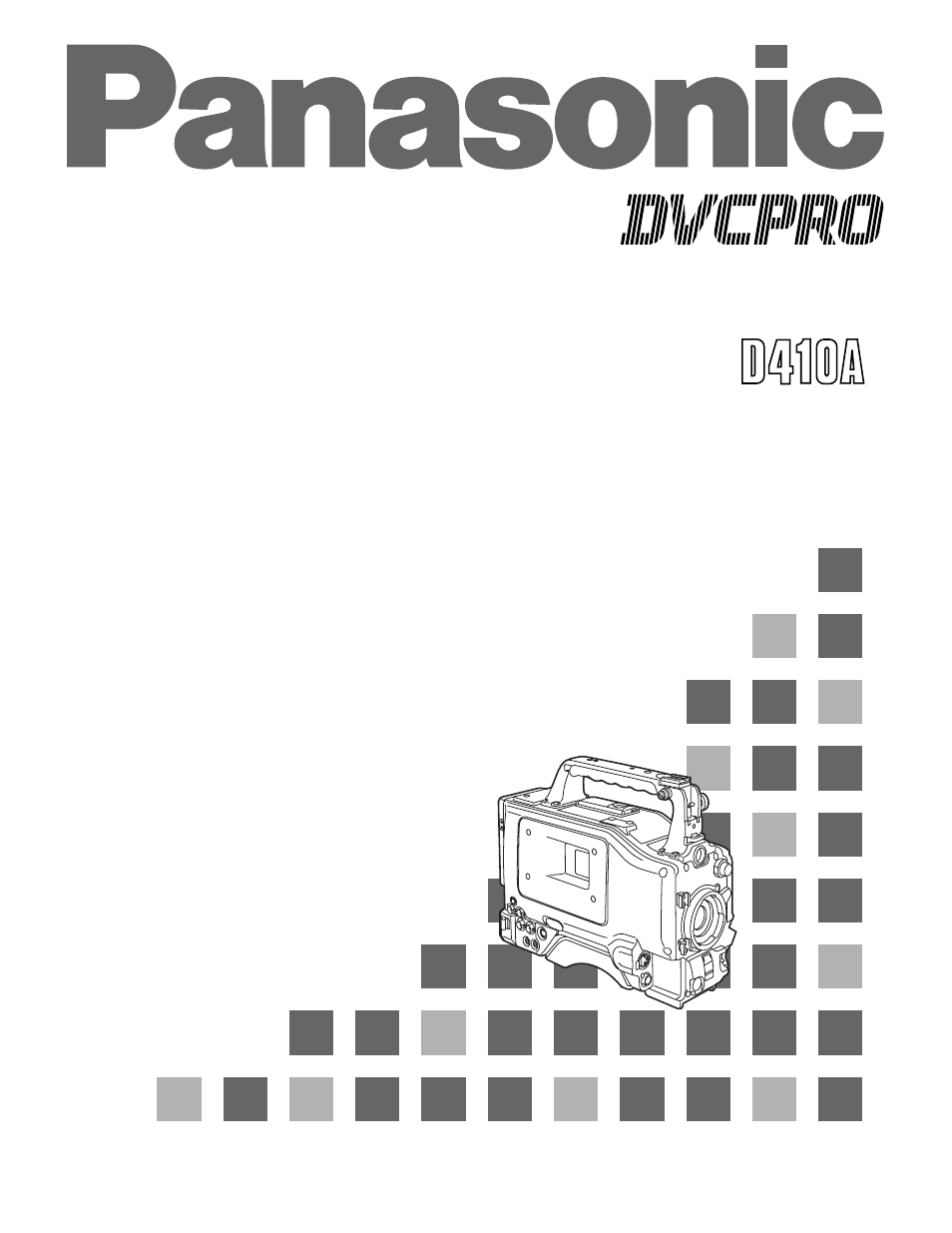 Panasonic AJ-D410A User Manual | 46 pages