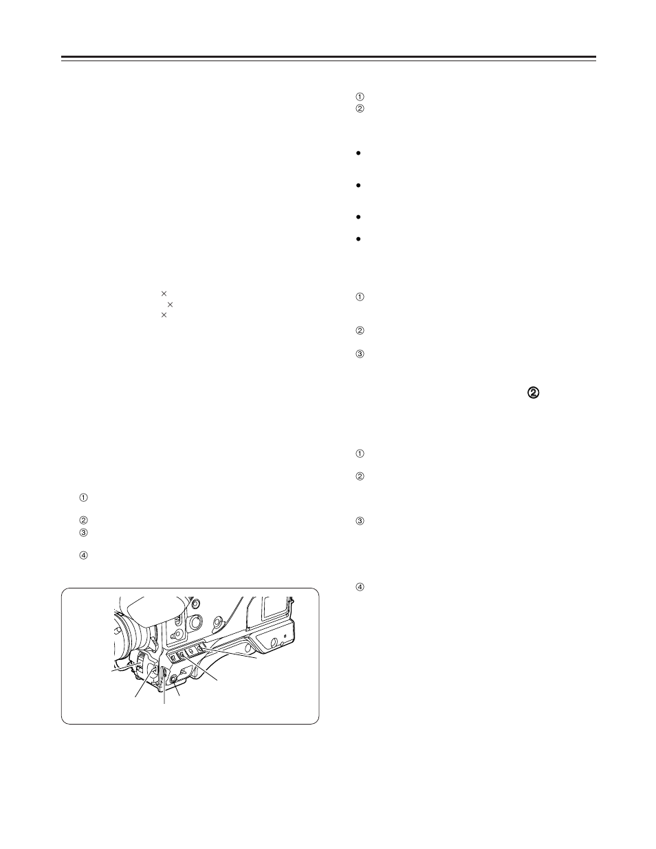 Lens adjustments and checks, Flange back adjustment, White shading adjustment | White shading check | Panasonic AJ-D410A User Manual | Page 15 / 46