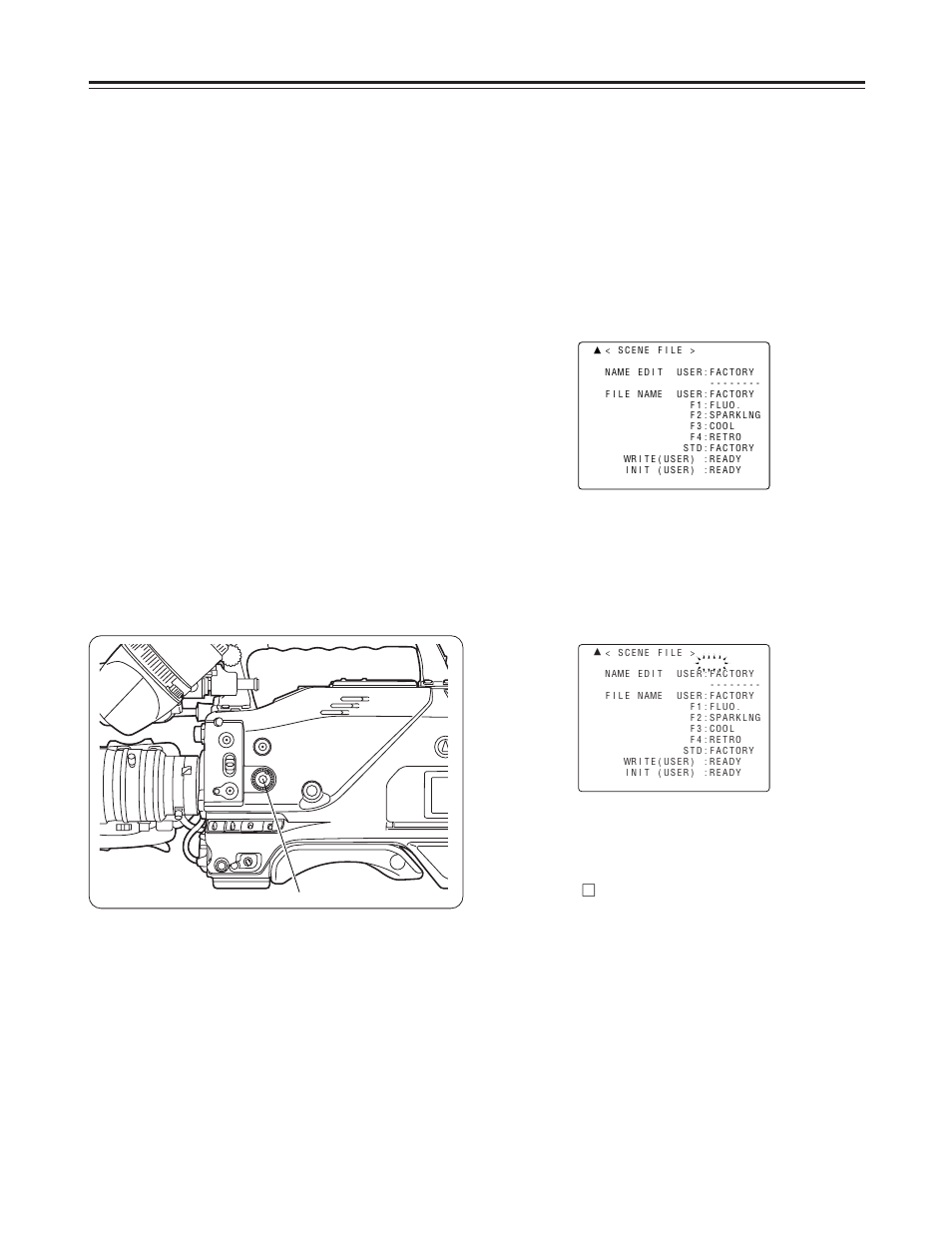 Scene files | Panasonic AJ-D410A User Manual | Page 25 / 46