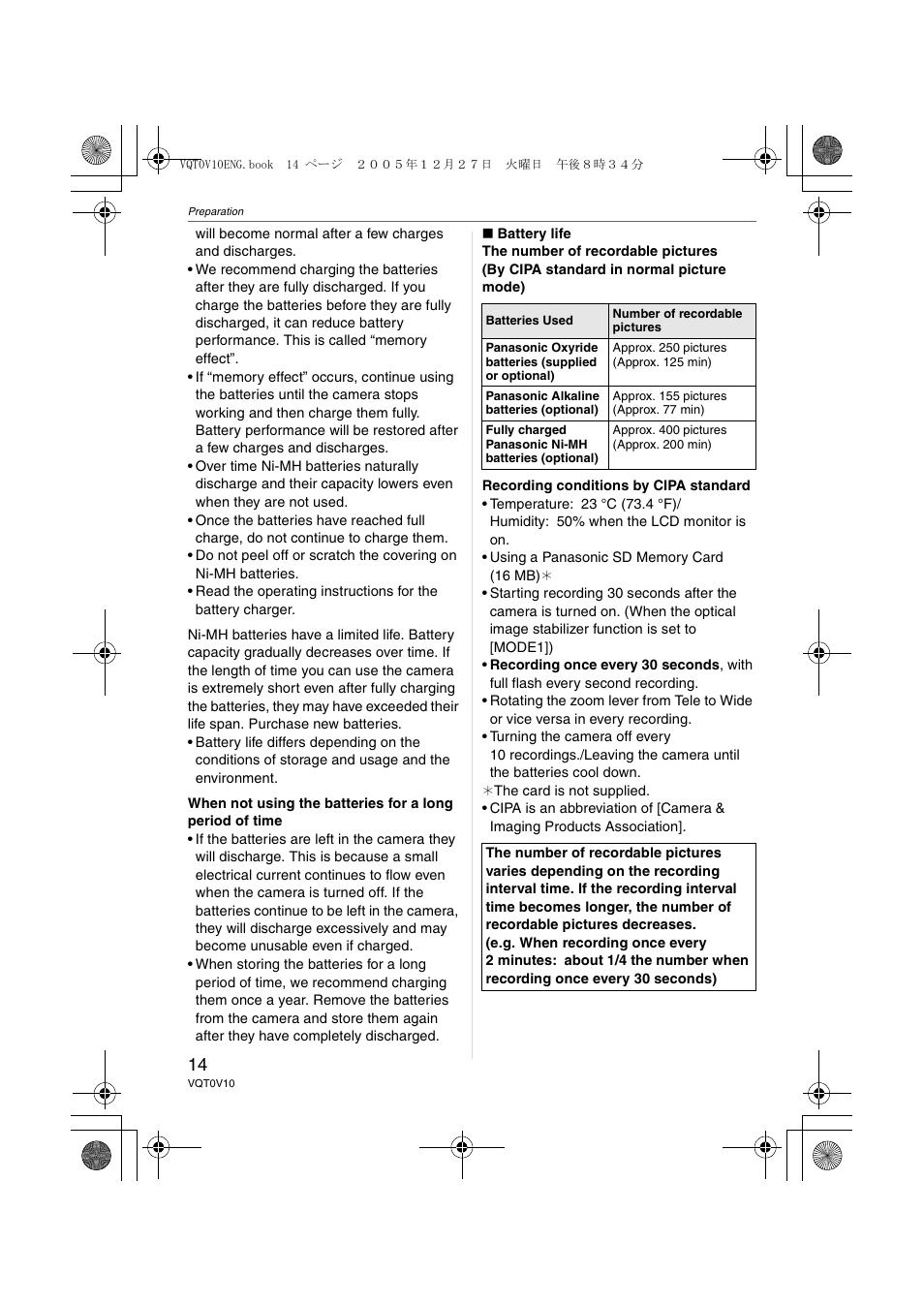 Panasonic DMC-LS2 User Manual | Page 14 / 104