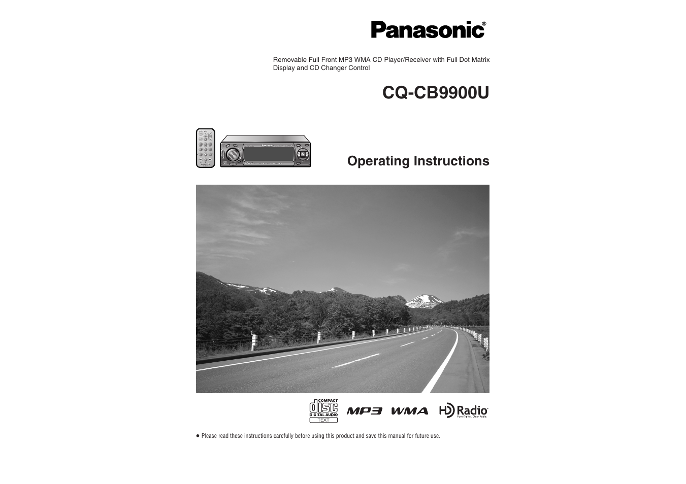 Panasonic CQ-CB9900U User Manual | 32 pages