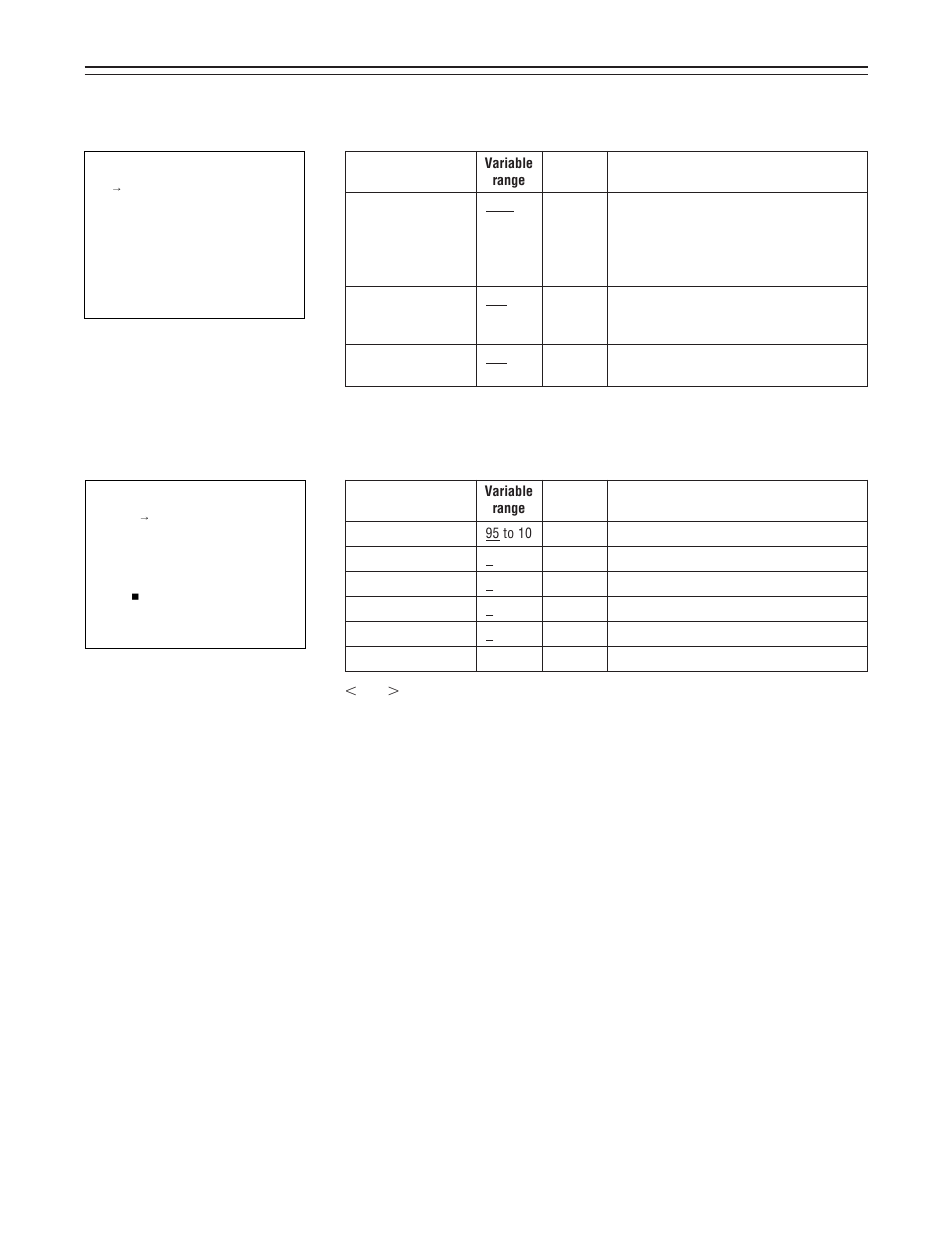 Setting menu screens, Function 5/5 screen, Time date screen | Panasonic AJ-D400 User Manual | Page 102 / 128