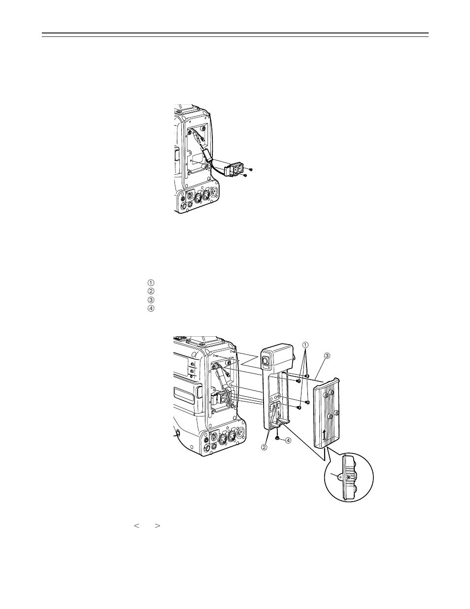 26 – power supply, Using a sony battery pack | Panasonic AJ-D400 User Manual | Page 26 / 128