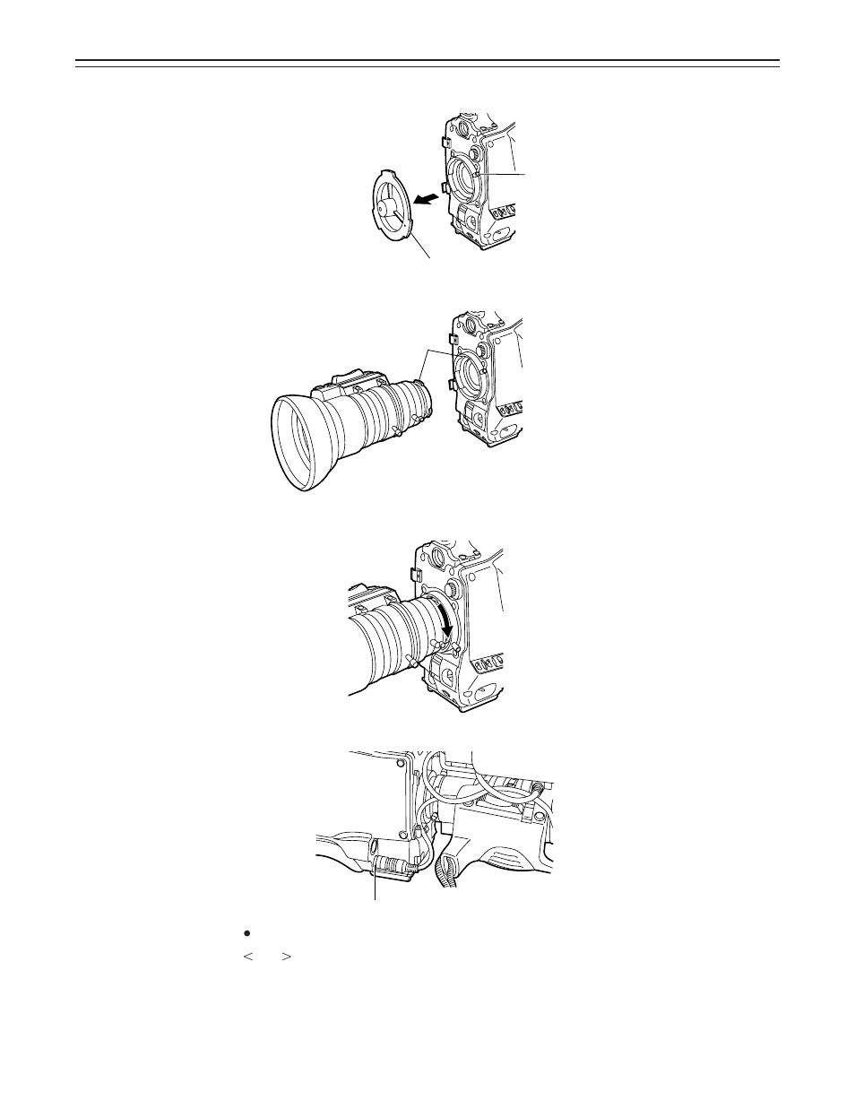 29 – mounting the lens 1 | Panasonic AJ-D400 User Manual | Page 29 / 128