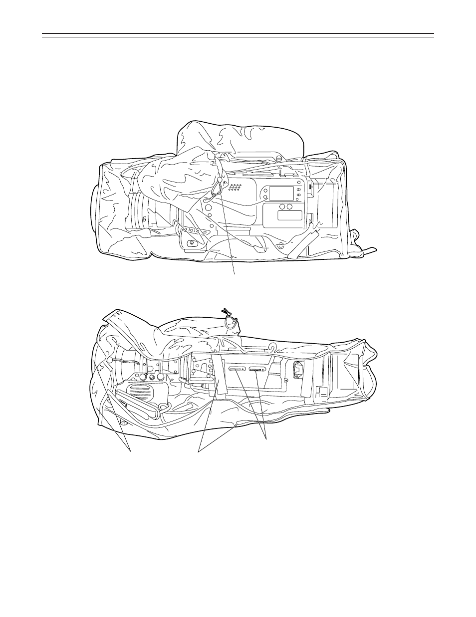 43 – attaching the rain cover | Panasonic AJ-D400 User Manual | Page 43 / 128