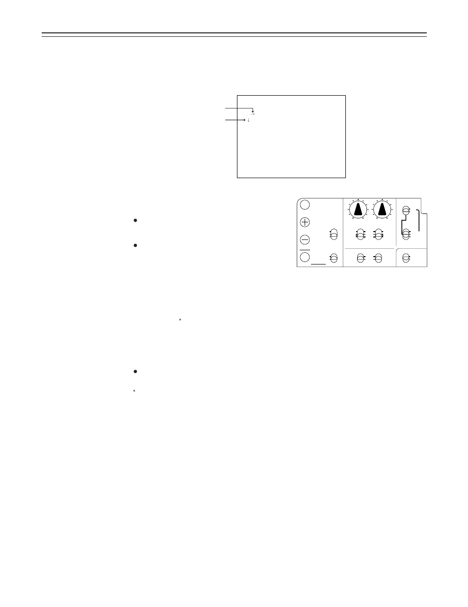 Selecting the desired item, Changing the settings, Changing the on/off selection | Returning to the default settings, Quitting the menu | Panasonic AJ-D400 User Manual | Page 48 / 128