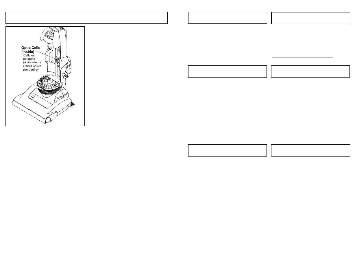 Cleaning dirt sensor optics | Panasonic MC-UL975 User Manual | Page 42 / 64