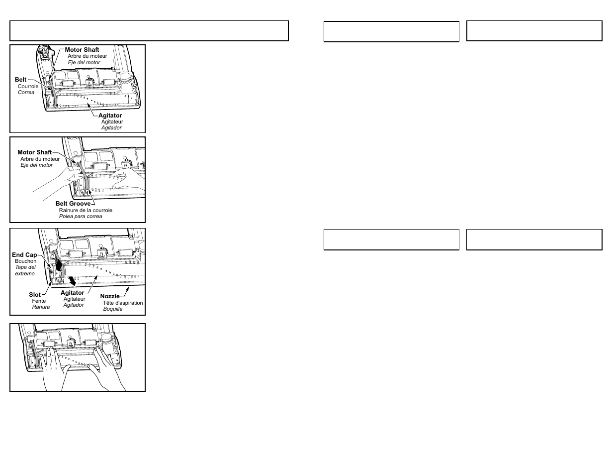 Replacing belt | Panasonic MC-UL975 User Manual | Page 48 / 64