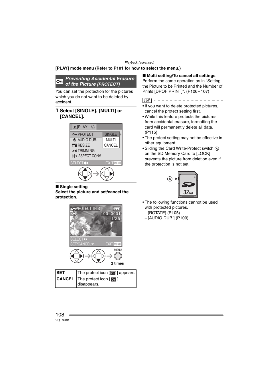 Panasonic DMC-FZ30PP User Manual | Page 108 / 148