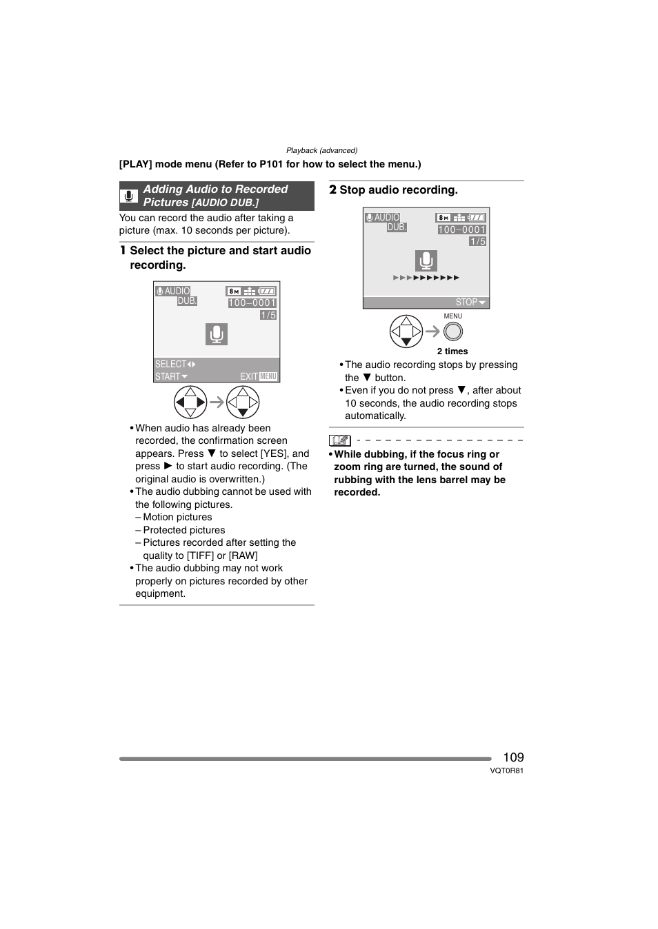 Panasonic DMC-FZ30PP User Manual | Page 109 / 148