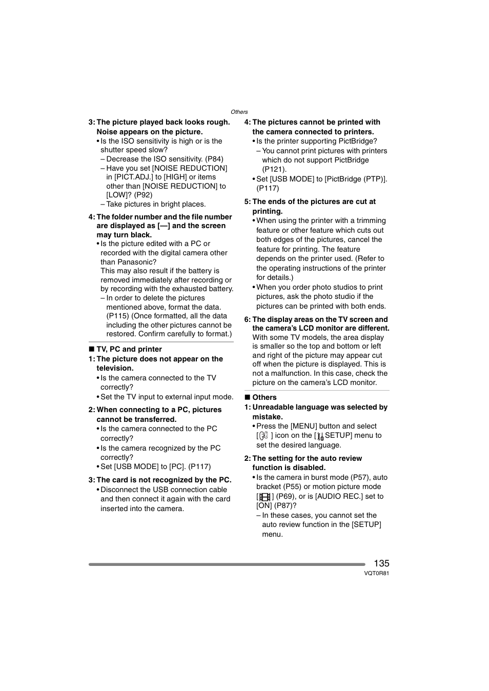 Panasonic DMC-FZ30PP User Manual | Page 135 / 148