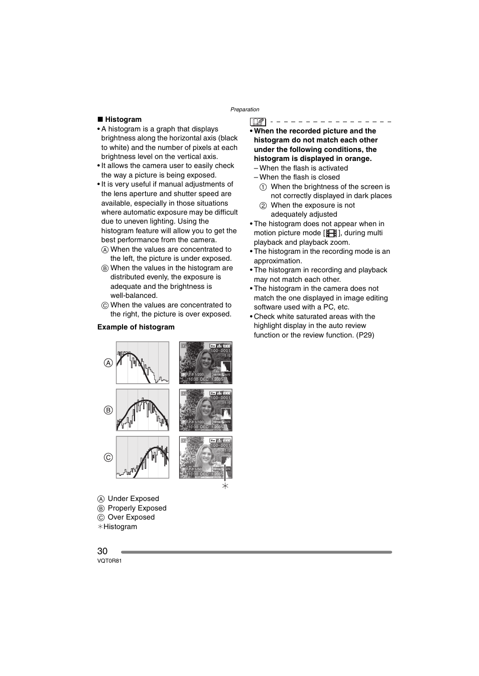 Panasonic DMC-FZ30PP User Manual | Page 30 / 148