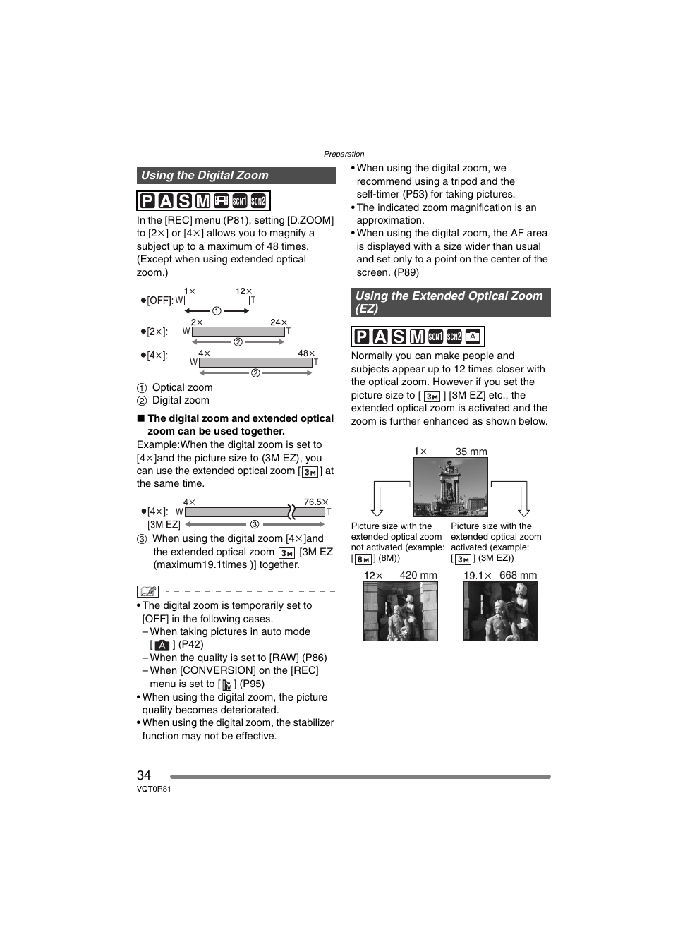Panasonic DMC-FZ30PP User Manual | Page 34 / 148