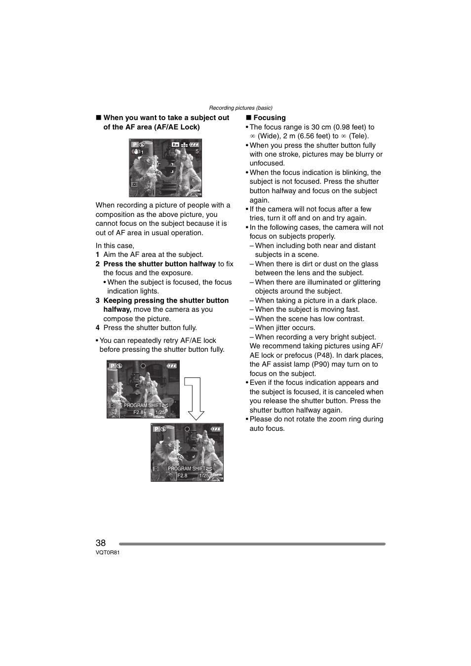 Panasonic DMC-FZ30PP User Manual | Page 38 / 148