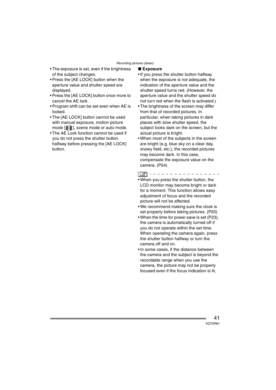 Panasonic DMC-FZ30PP User Manual | Page 41 / 148