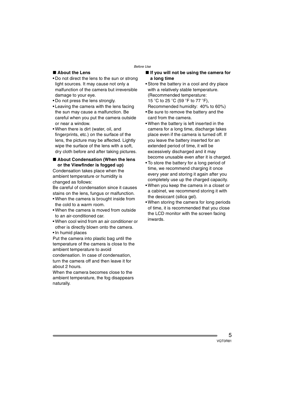 Panasonic DMC-FZ30PP User Manual | Page 5 / 148