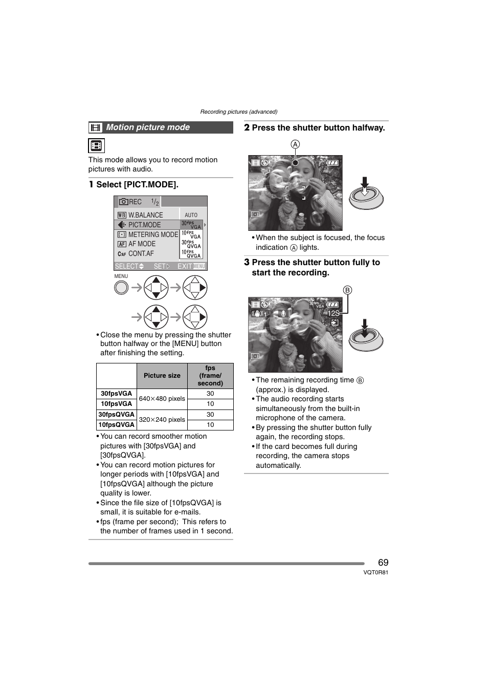 Panasonic DMC-FZ30PP User Manual | Page 69 / 148