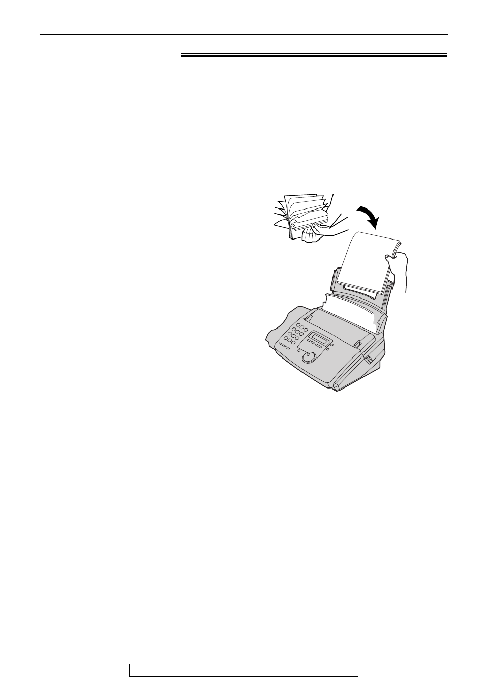 Setup, Recording paper | Panasonic KX-FP81 User Manual | Page 11 / 76