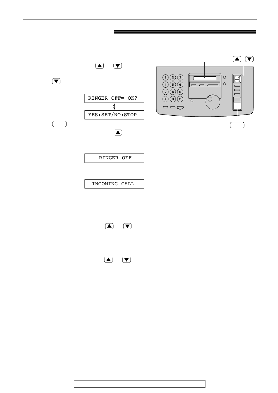 Volumes, Adjusting volumes, Ringer volume | Handset receiver volume, Monitor volume | Panasonic KX-FP81 User Manual | Page 17 / 76