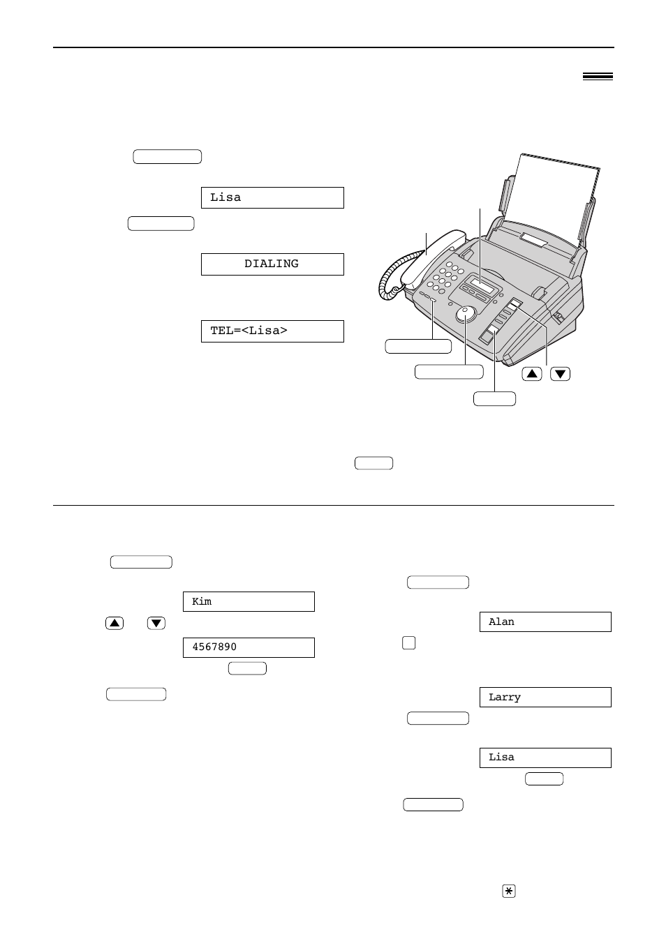 Jog dial, Making a voice call using the jog dial directory | Panasonic KX-FP81 User Manual | Page 24 / 76