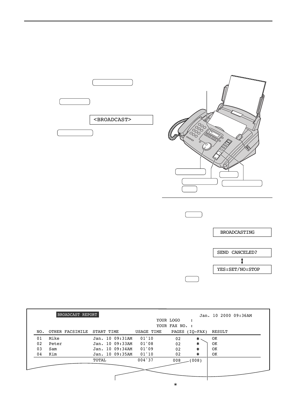 Sending faxes | Panasonic KX-FP81 User Manual | Page 35 / 76