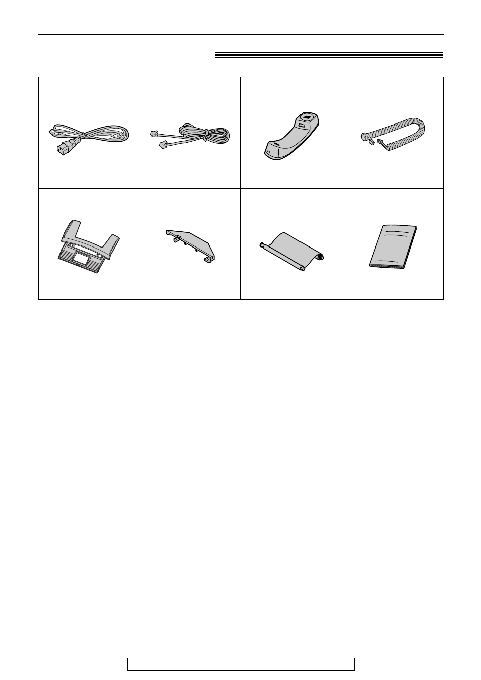 Initial preparation, Accessories, Included accessories | Panasonic KX-FP81 User Manual | Page 6 / 76