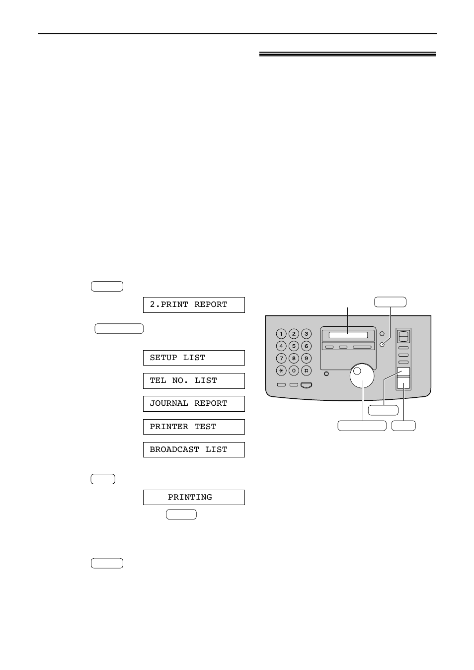 General information, Print reports, Reference lists and reports | Panasonic KX-FP81 User Manual | Page 68 / 76