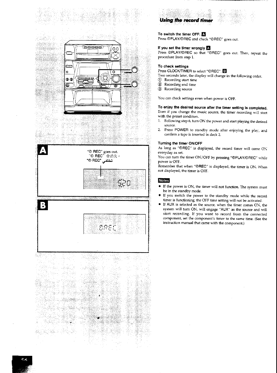 Record ftmar | Panasonic SCAK50 User Manual | Page 29 / 38
