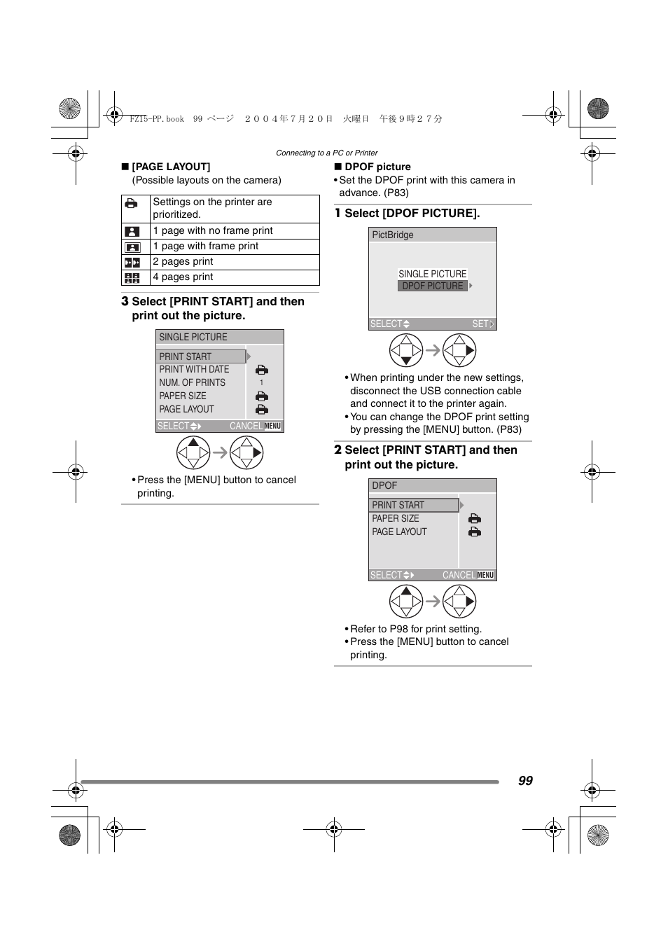 Panasonic DMC-FZ15P User Manual | Page 99 / 124