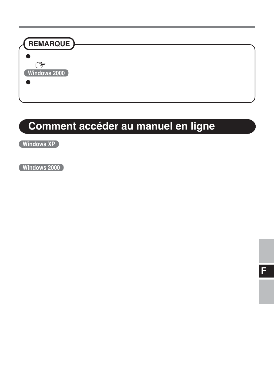 Comment accéder au manuel en ligne | Panasonic CF-VDM732U User Manual | Page 57 / 96