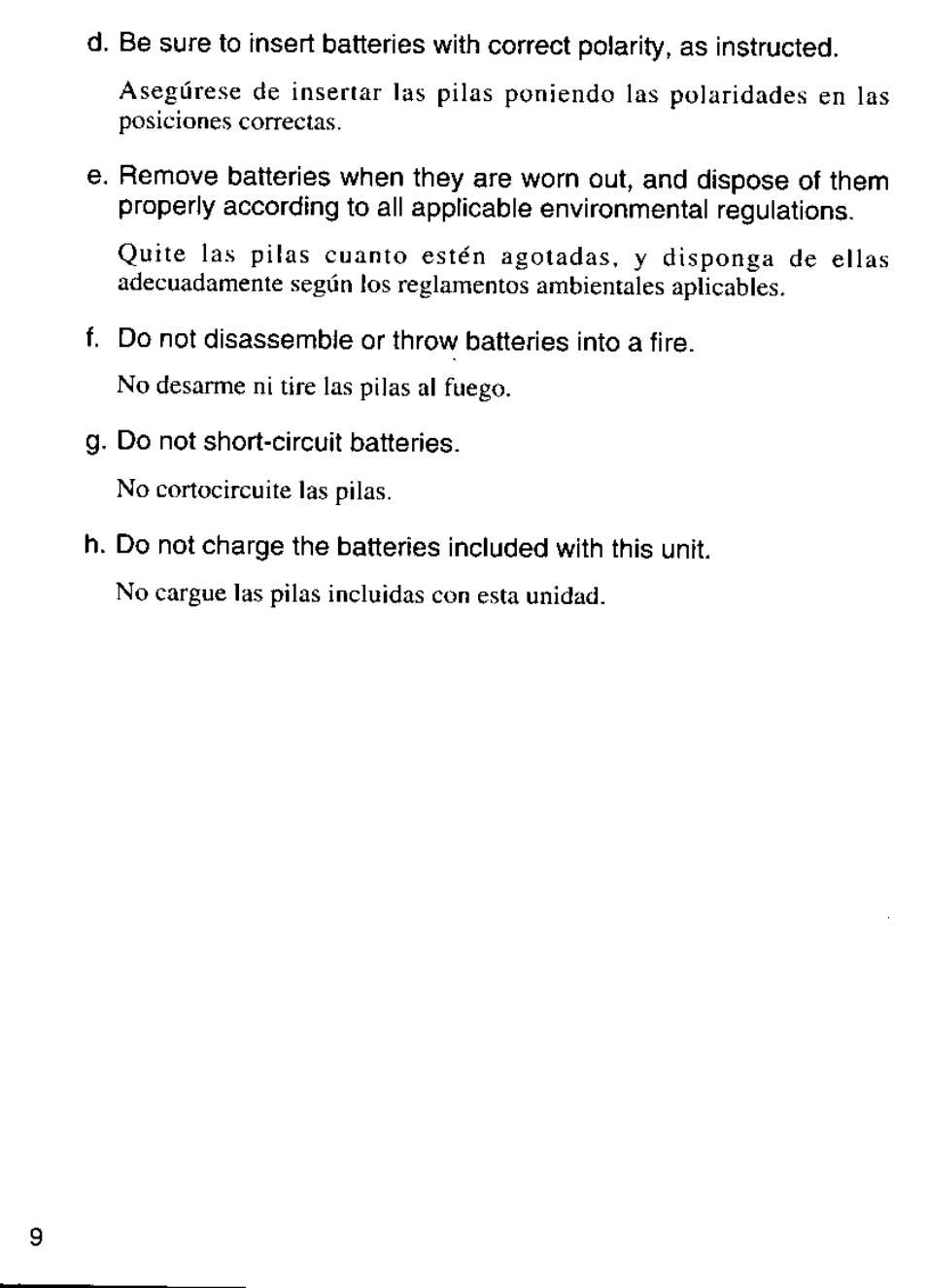 Panasonic EW280 User Manual | Page 10 / 32