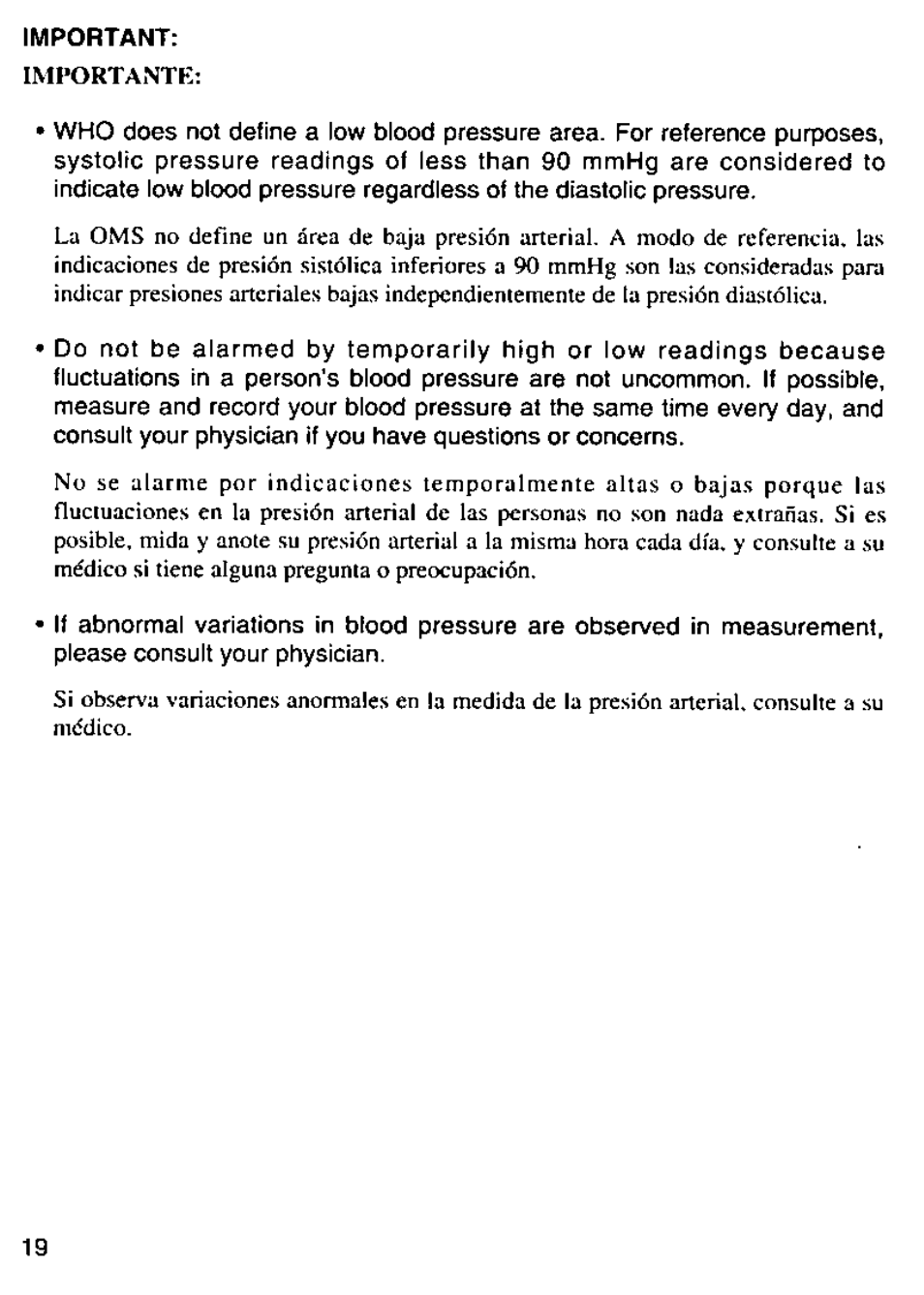 Panasonic EW280 User Manual | Page 20 / 32