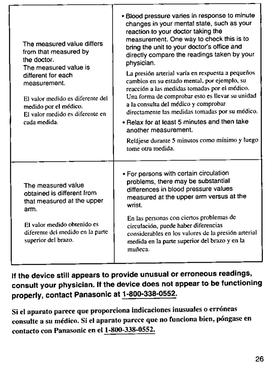 Panasonic EW280 User Manual | Page 27 / 32