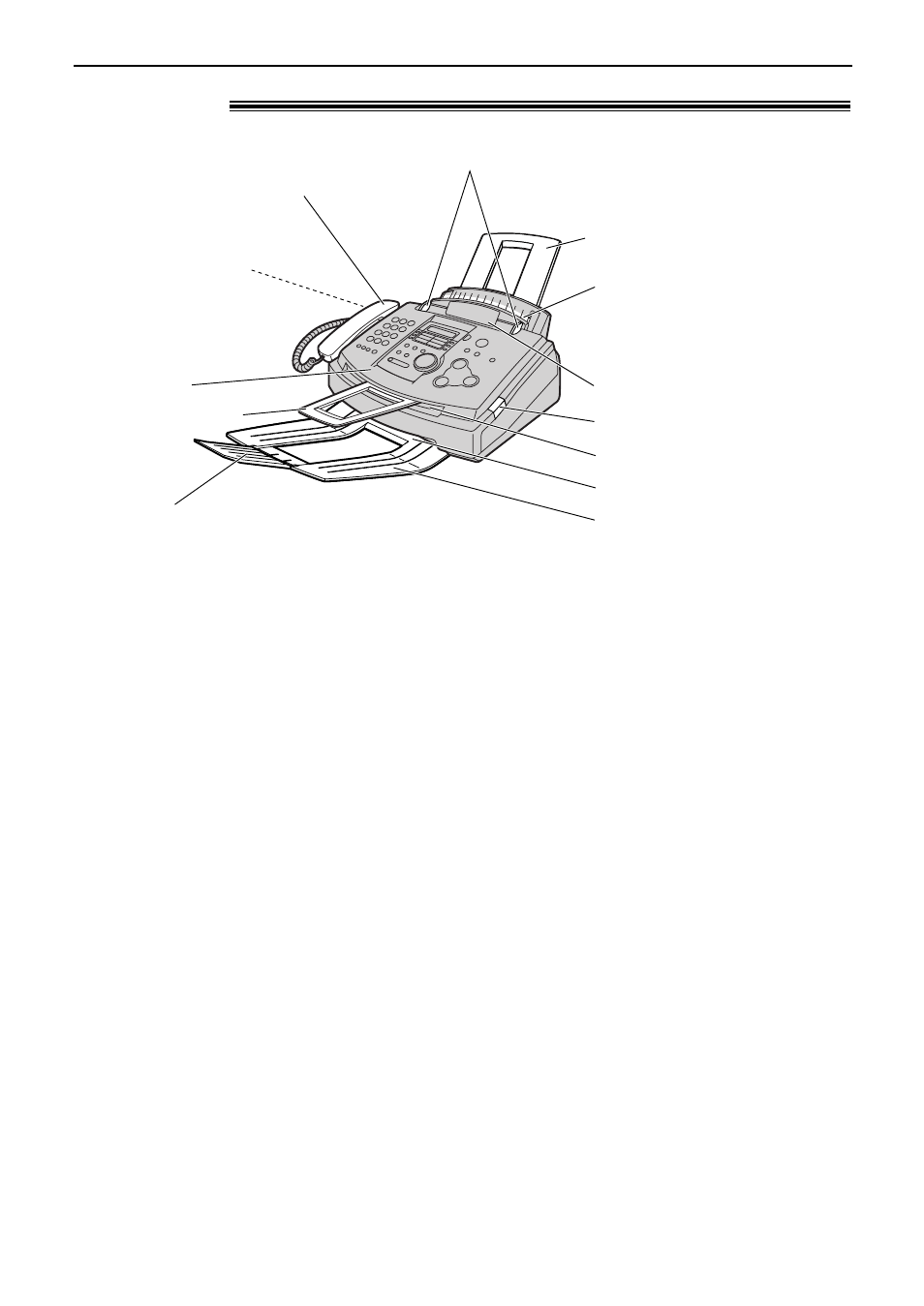 Finding the controls, Overview | Panasonic KX-FL503HK User Manual | Page 10 / 82