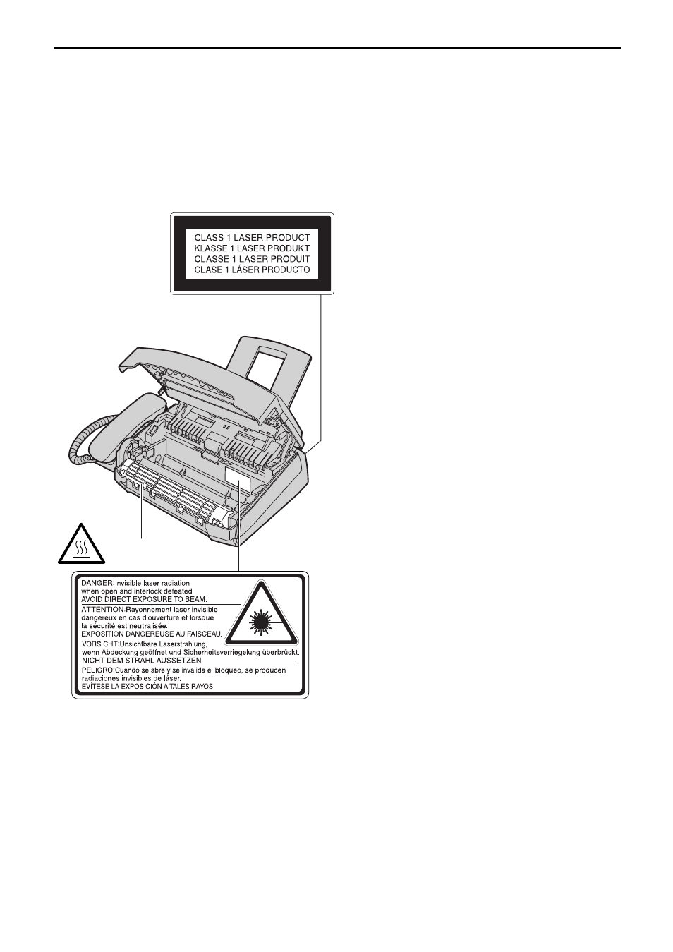Safety instructions, 4caution | Panasonic KX-FL503HK User Manual | Page 4 / 82