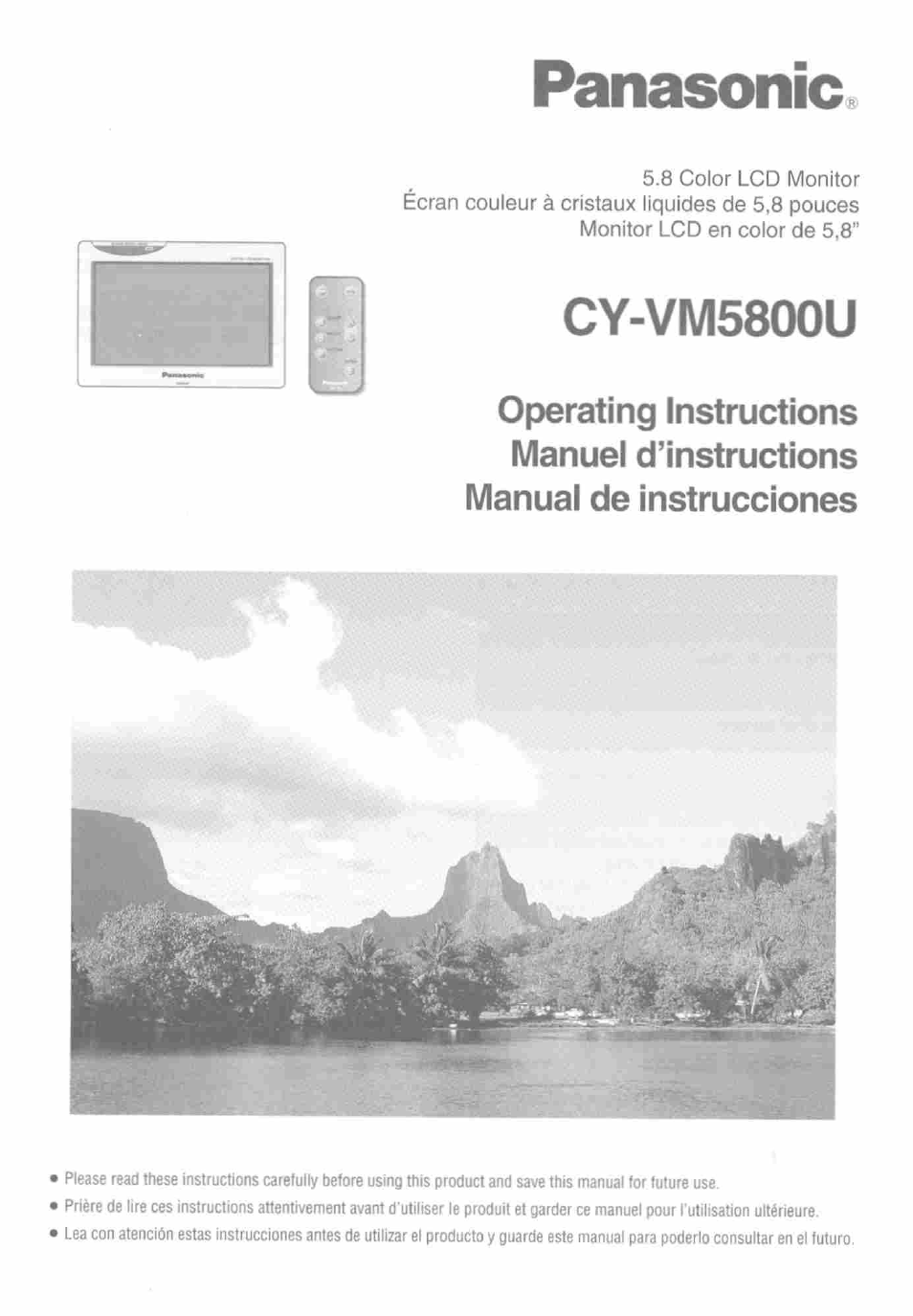 Panasonic CY-VM5800U User Manual | 64 pages