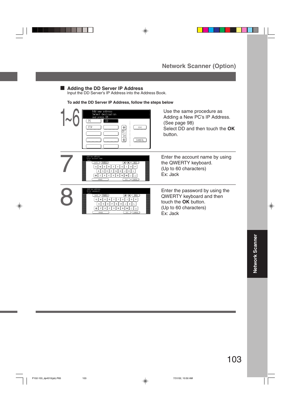 Panasonic DP-3510 User Manual | Page 103 / 130