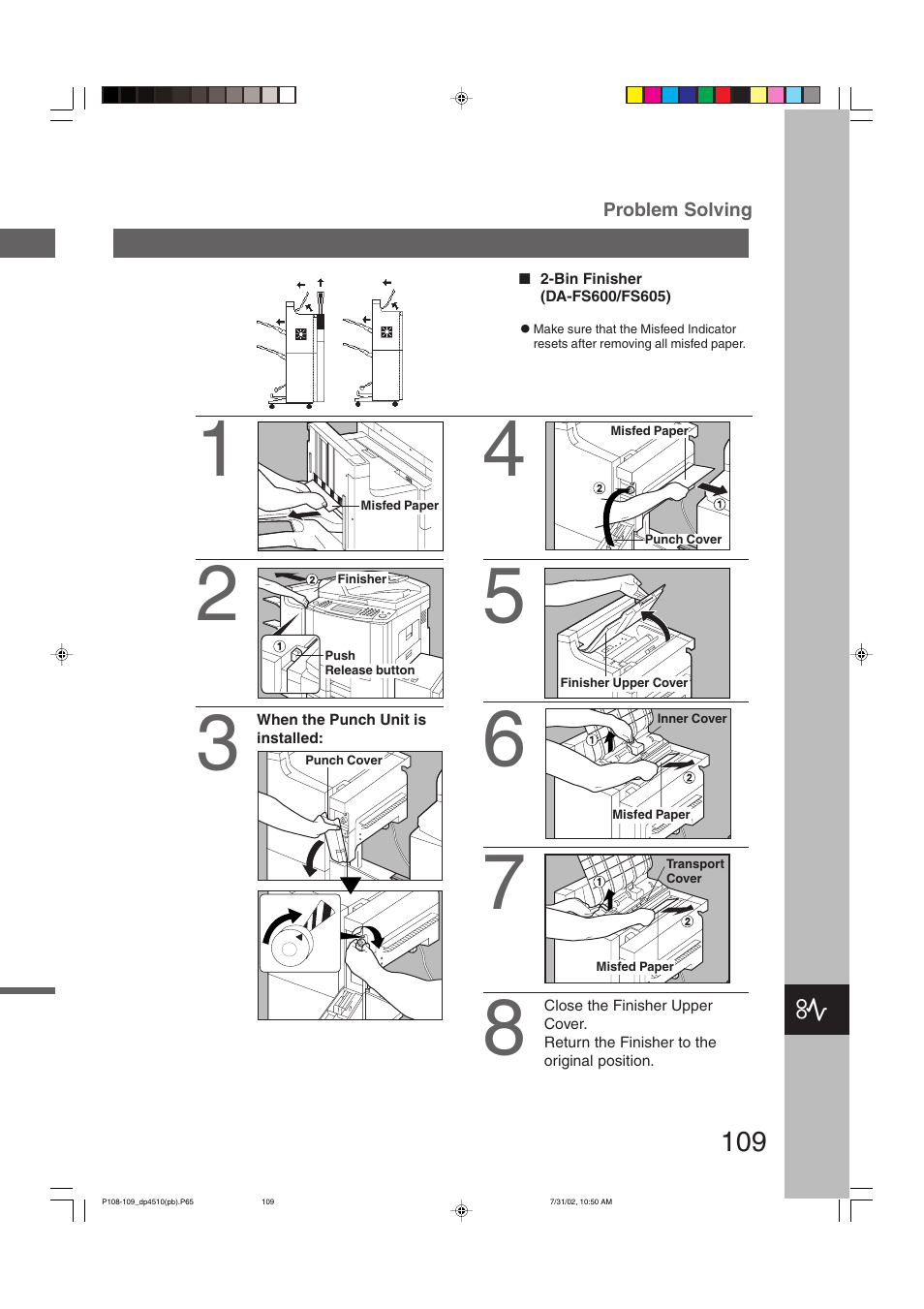 Panasonic DP-3510 User Manual | Page 109 / 130