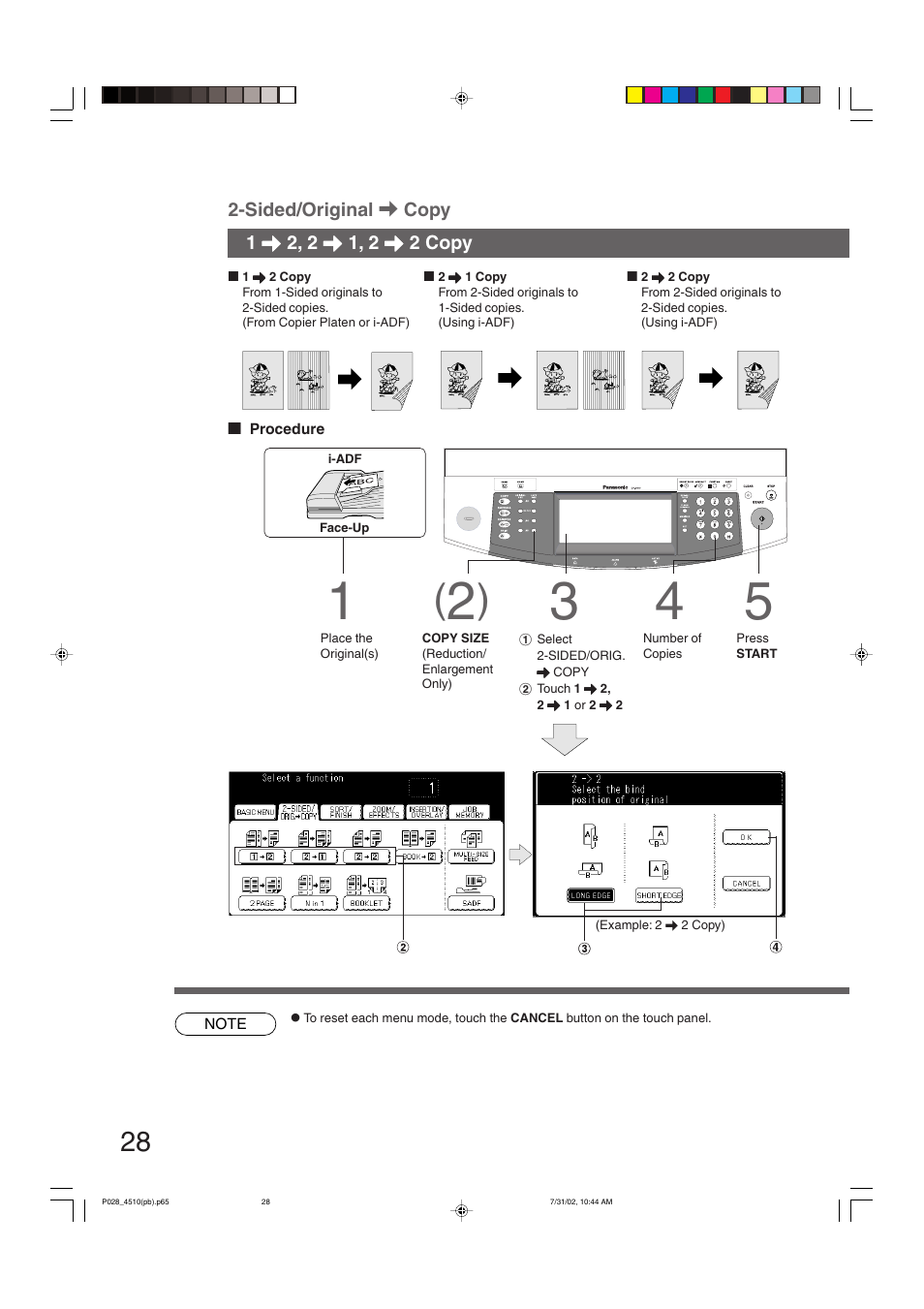 Panasonic DP-3510 User Manual | Page 28 / 130