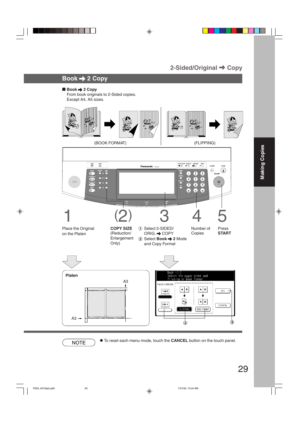 Panasonic DP-3510 User Manual | Page 29 / 130