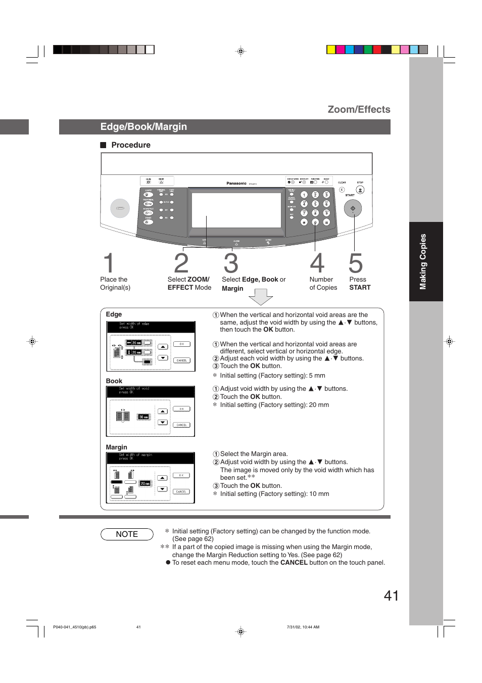 Panasonic DP-3510 User Manual | Page 41 / 130