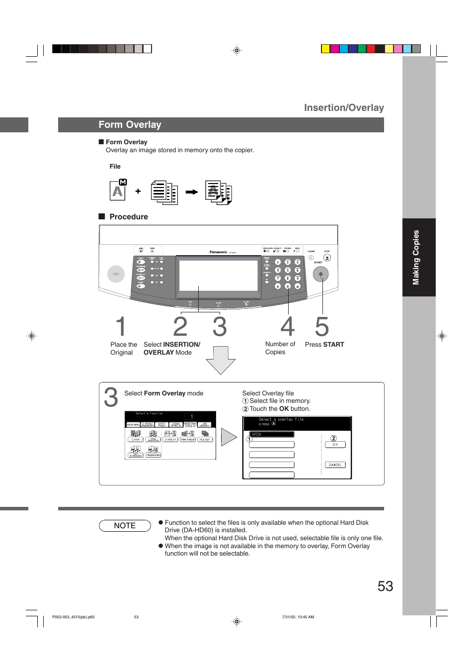 Panasonic DP-3510 User Manual | Page 53 / 130