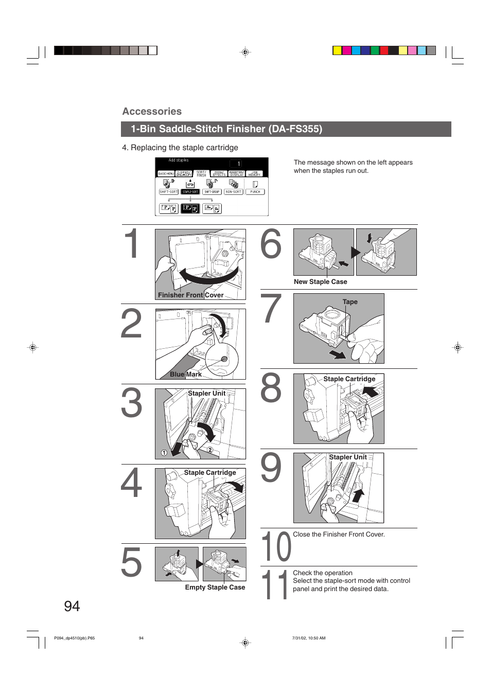 Panasonic DP-3510 User Manual | Page 94 / 130