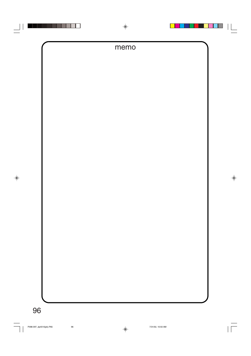 Panasonic DP-3510 User Manual | Page 96 / 130