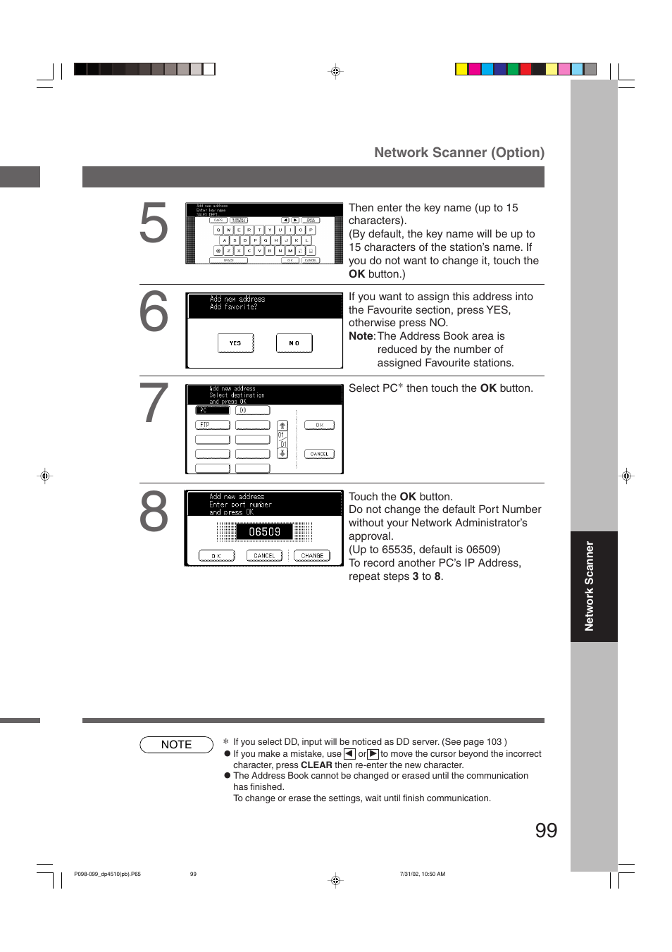 Panasonic DP-3510 User Manual | Page 99 / 130